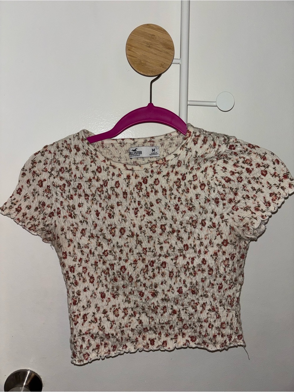 Smocked Floral Baby Tee
